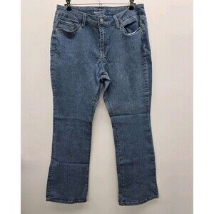 No Boundaries Women's Blue Jeans, Size 17, Regular Fit Boot Cut, Denim (C1)